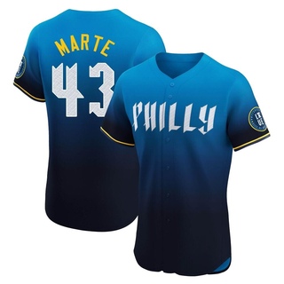 Elite Yunior Marte Men's Philadelphia Phillies 2024 City Connect Jersey - Blue