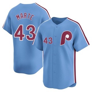 Limited Yunior Marte Men's Philadelphia Phillies Alternate Jersey - Light Blue