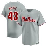 Limited Yunior Marte Men's Philadelphia Phillies Away Jersey - Gray