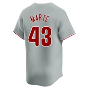 Limited Yunior Marte Men's Philadelphia Phillies Away Jersey - Gray