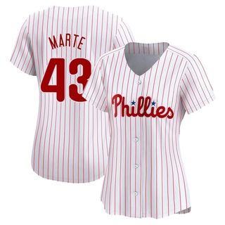 Limited Yunior Marte Women's Philadelphia Phillies Home Jersey - White