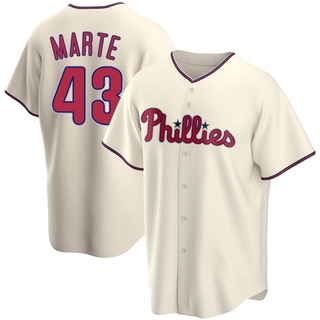Replica Yunior Marte Men's Philadelphia Phillies Alternate Jersey - Cream