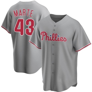 Replica Yunior Marte Men's Philadelphia Phillies Road Jersey - Gray